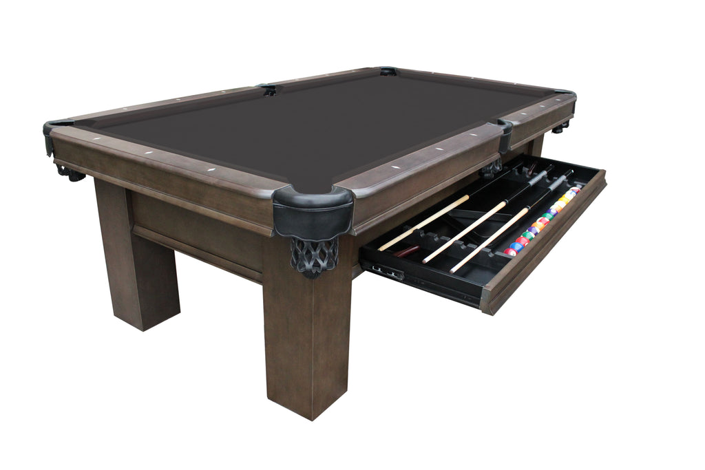 The "ELIAS" 8ft Pool Table with Drawer by Plank and Hide