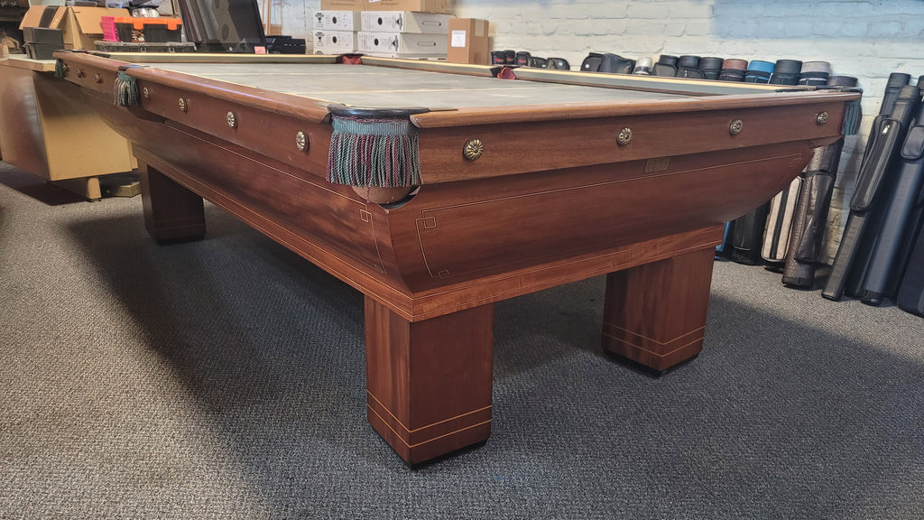 The SULTANA 9FT Pool Table by Brunswick Balke Collender Circa 1912