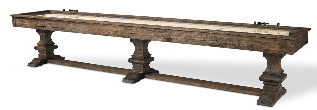 The "BEAUMONT" Shuffleboard Table by Plank and Hide